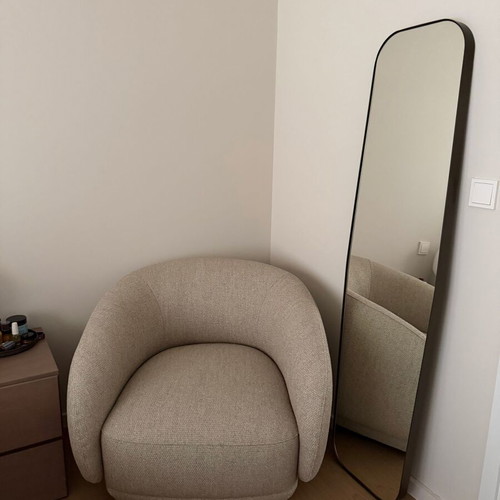 Bolzano armchair BoConcept new, beige Lazio fabric