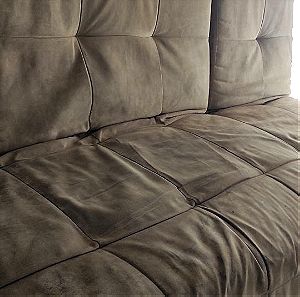 τριθέσιος μεταλλικός καναπές