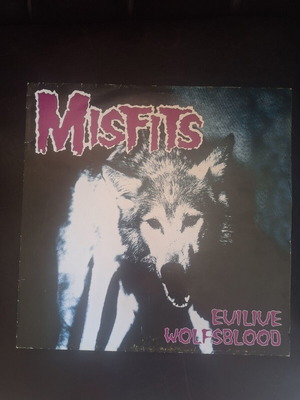 Misfits Evilive Wolfsblood vinyl bootleg like new, white label wolf head