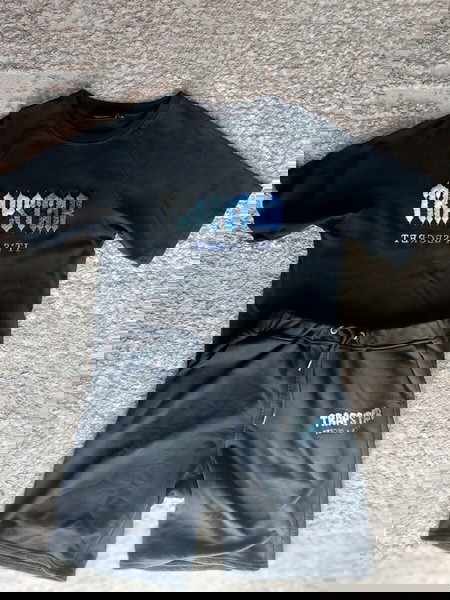 TRAPSTAR CHENILLE DECODED SHORT SET - BLACK ICE FLAVOURS 2.0 EDITION