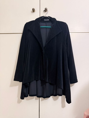 Chic & Simple βελούδινο μαύρο jacket cardigan σαν καινούργιο