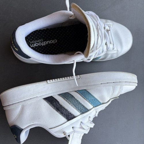Adidas Grand Court Alpha sneakers used, size 43.5, white