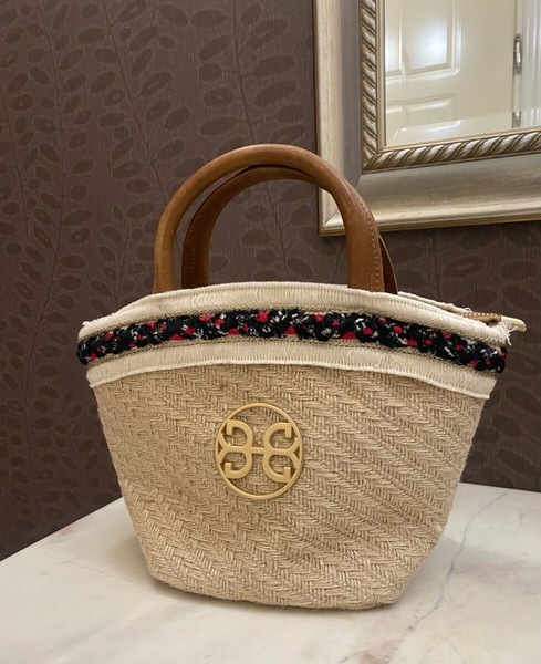 Bonendis handbag ecru τσάντα με χρυσή αλυσίδα αφόρετη ΠΡΟΣΦΟΡΑ