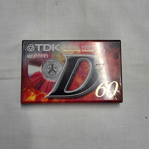 TDK D60 Cassette Tape IEC I/Type I High Output κασέτα ήχου σφραγισμένη καινούργια