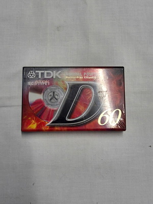 TDK D60 Cassette Tape IEC I/Type I High Output κασέτα ήχου σφραγισμένη καινούργια