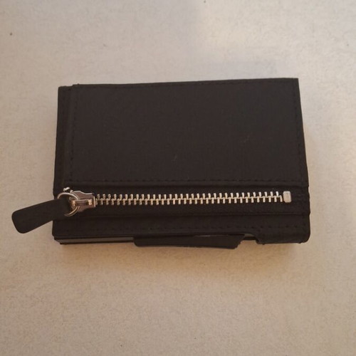 Ogon Cascade automatic smart wallet with RFID like new, black