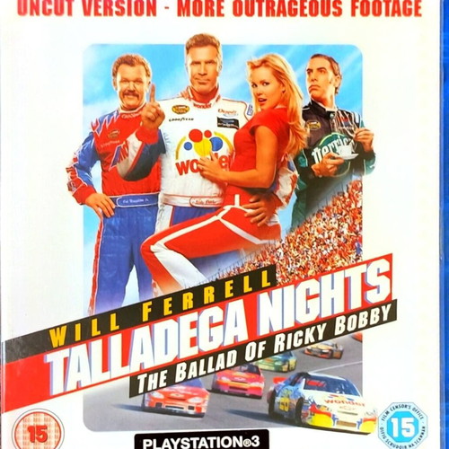 Talladega Nights Blu-Ray comedy movie with Will Ferrell used
