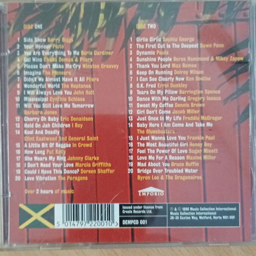 Reggae 2-CD like new collection