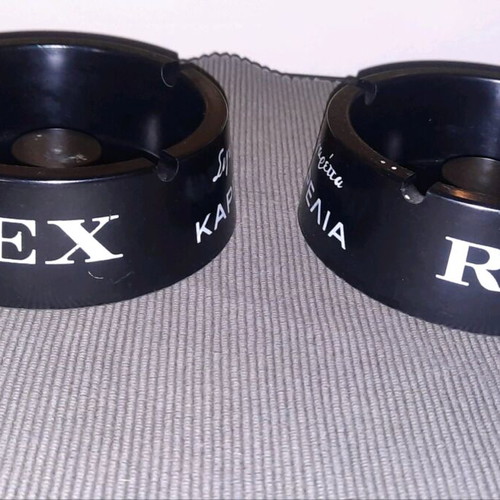 Rex ashtrays used, promotional, 1970s