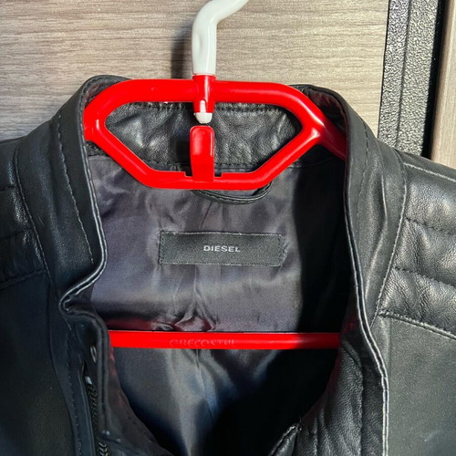 Diesel leather jacket like new, size S, black