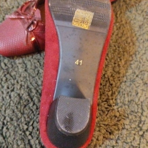 Women's shoes new burgundy size 41