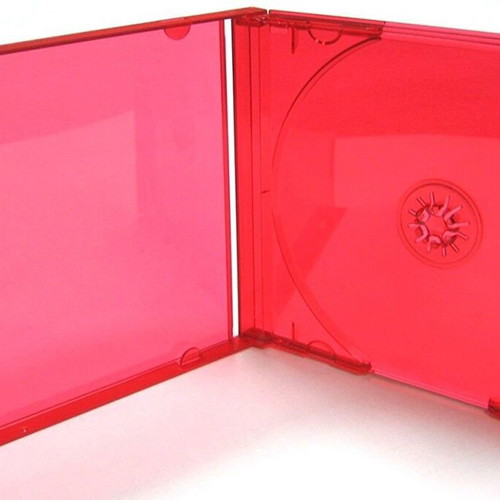 CD cases used, pack of 15 pieces, multicolor