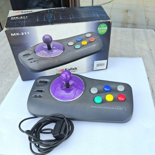 Saitek MX-311 Megamaster I arcade stick for Super Nintendo like new