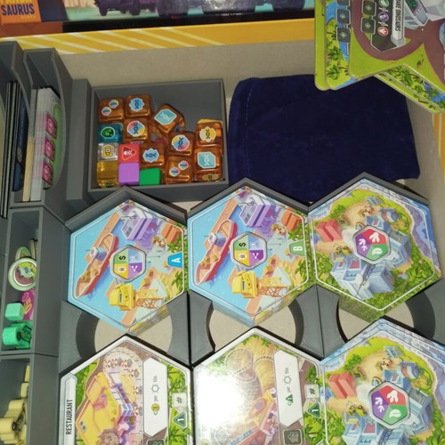 Jurassic World 3D printed insert for board game