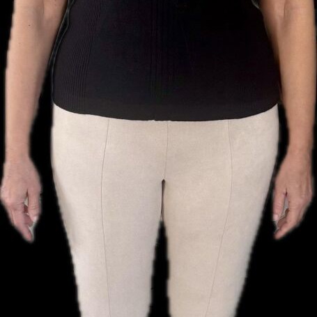 Knitted short-sleeve blouse black, like new, size Small