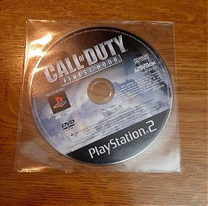 Sony playstation 2 ( ps2 ) Call of Duty: Finest Hour ( Σκετο cd )