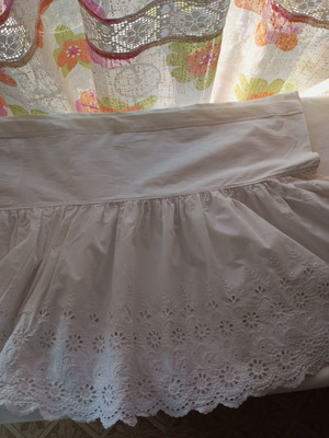 Bed Footboard Hand-Embroidered Used, At Least 100 Years Old
