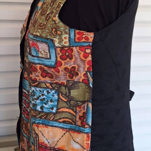 Vintage patchwork vest Phool new, colorful boho style