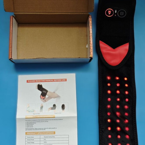 Wrist band with red light, 36 LEDs, 3 levels, new