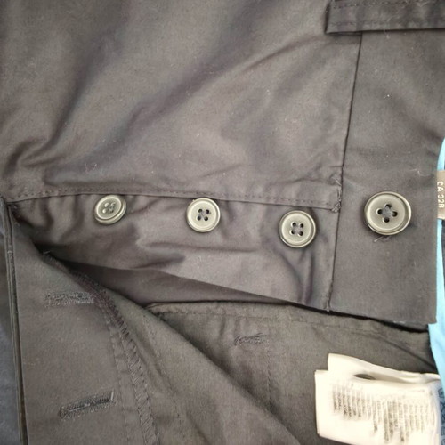 H&M men's pants, size M, beige and dark blue, set of three