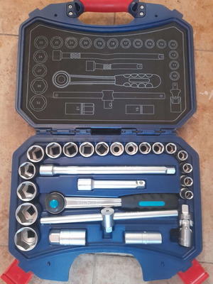 Chrome Vanadium Nut Socket Set new
