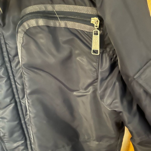 Winter jacket with hood Guru size L used, blue