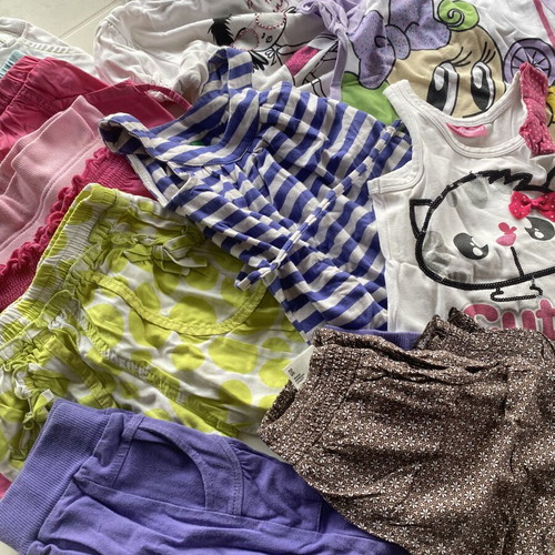 Children's clothing set, 6 shorts, 4 tops, 2 pants, ages 1-2
