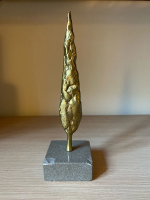 Theodoros Papagiannis bronze sculpture used with marble base
