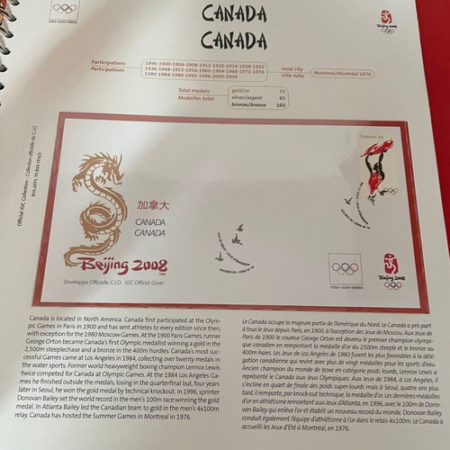Olympic Games Beijing 2008 Stamp Collection new, 4 volumes