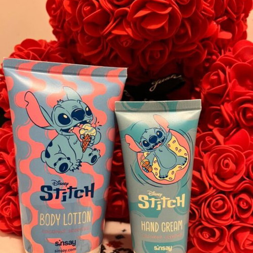 Disney Stitch body lotion and hand cream set, coconut scented, Sinsay