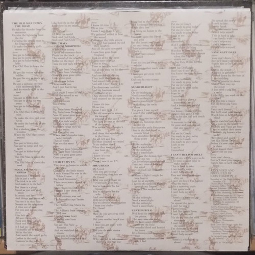 John Fogerty Centerfield LP signed, used, 1985 rock album