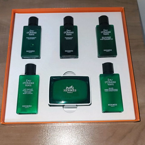 Hermes Eau d'orange Verte bath products like new