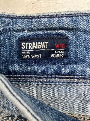 Pepe Jeans Venus Ευθείς Παντελόνες Με Χαμηλή Μέση Καινούργιες Χωρίς Ετικέτες Μπλε Μέγεθος 27/32