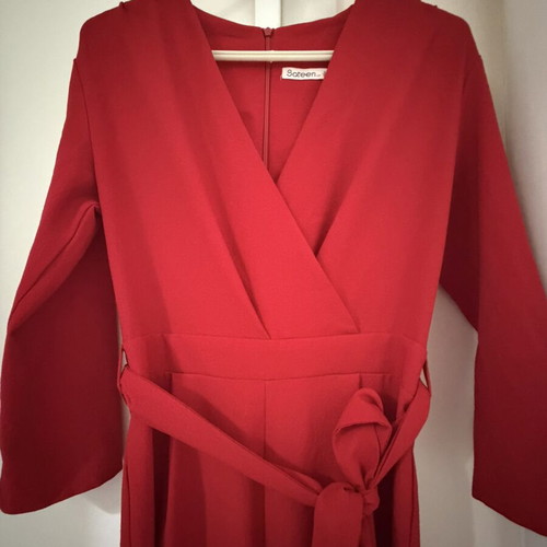 Jumpsuit small new, red