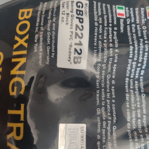 Everlast Rodney 12oz boxing gloves with Technics hand wraps