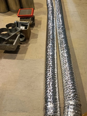 Επαγγελματικός εξοπλισμός εξαερισμού μεταχειρισμένος με παρελκόμενα 2HP για 50-100τμ