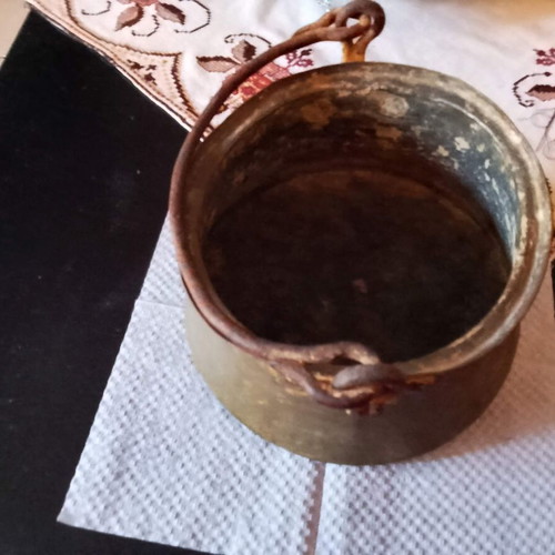 Antique copper brakati used for cooking 1850-1890