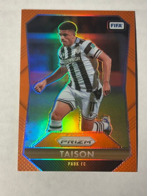 Taison Panini Prizm /25 κάρτα ποδοσφαίρου PAOK FC