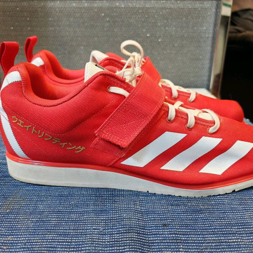 Adidas weightlifting shoes like new, size 50 2/3, red