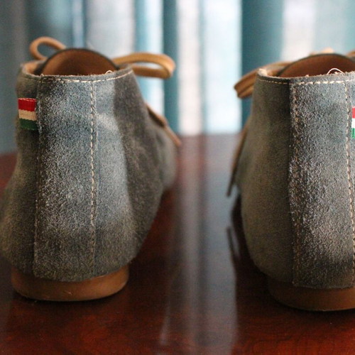 Oxford Swing Shoes castor suede like new, size 38, turquoise