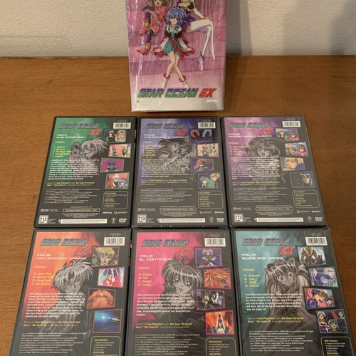 Star Ocean 'EX' DVD Collectors Box Set with Pencilboards Complete Series New