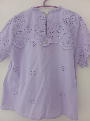 Regalinas blouse used, purple, cool fabric, sizes M and L