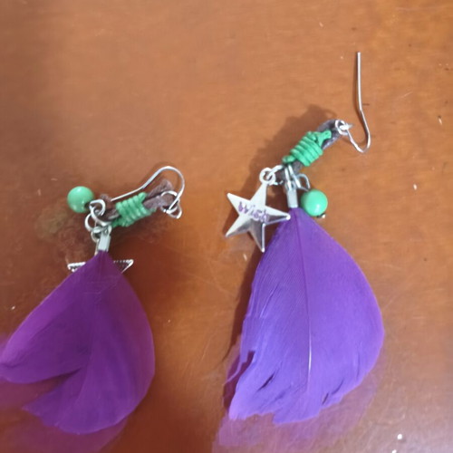 Wings of Style feather earrings set of 5 pairs