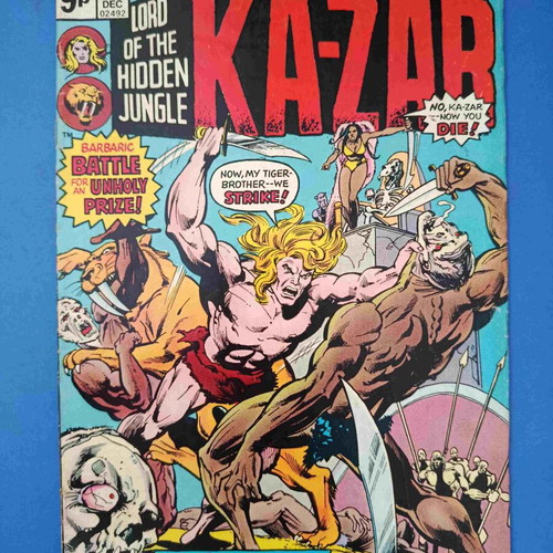 Kazar Ka-Zar Vol 2 Comic Book used, 1976, issue 13