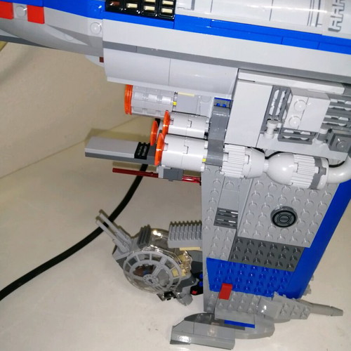 Lego Star Wars 75188 used, all pieces assembled without figures