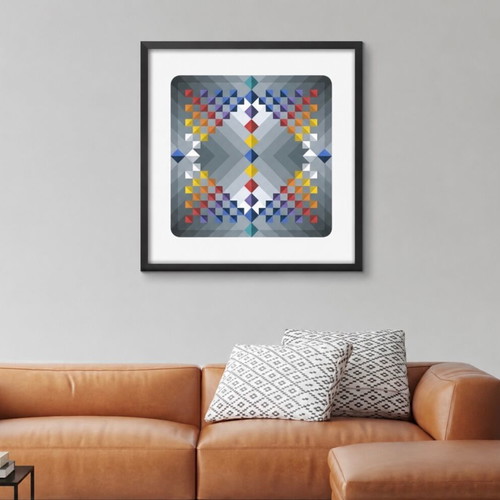 Marko Spalatin Prizma II serigraph print, signed and dated