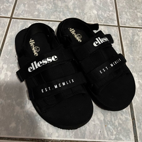 Ellesse Men Flatform Sandals Used Black Size 42