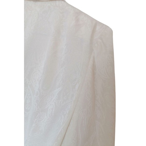 Handmade vintage shirt Cypriot craftsmanship, like new, white
