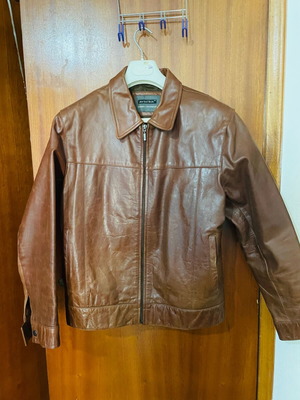 Aviatrix leather jacket Large brown like new