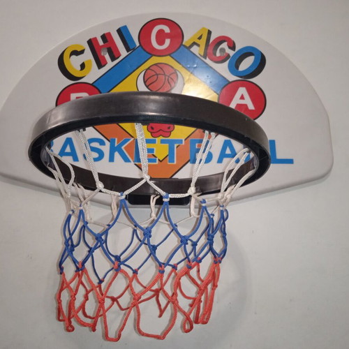 Chicago BCA Wall Basketball Hoop used with Plastic Rim and Net